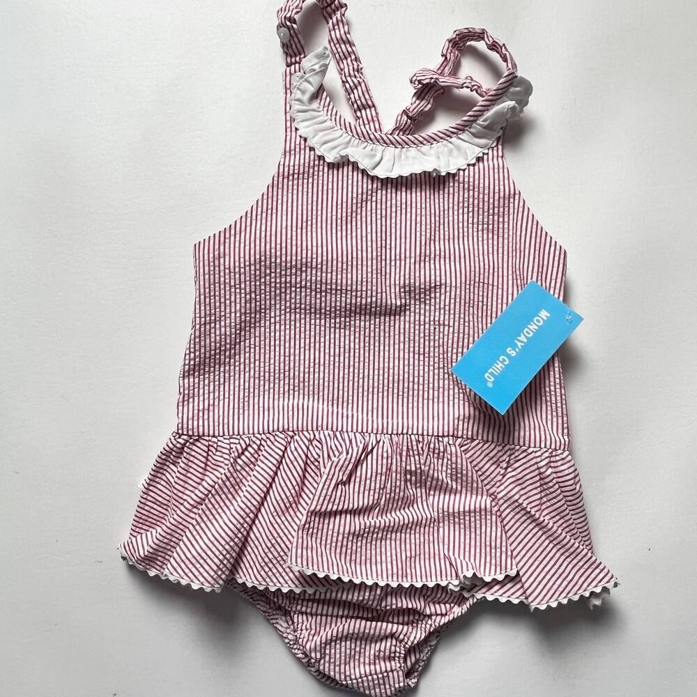 Monday's Child  Girl's One-piece Swimsuit Sz 5